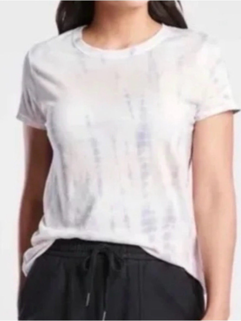 Athleta Kai Ballerina Organic Daily Tie Dye Short Sleeve T-Shirt
